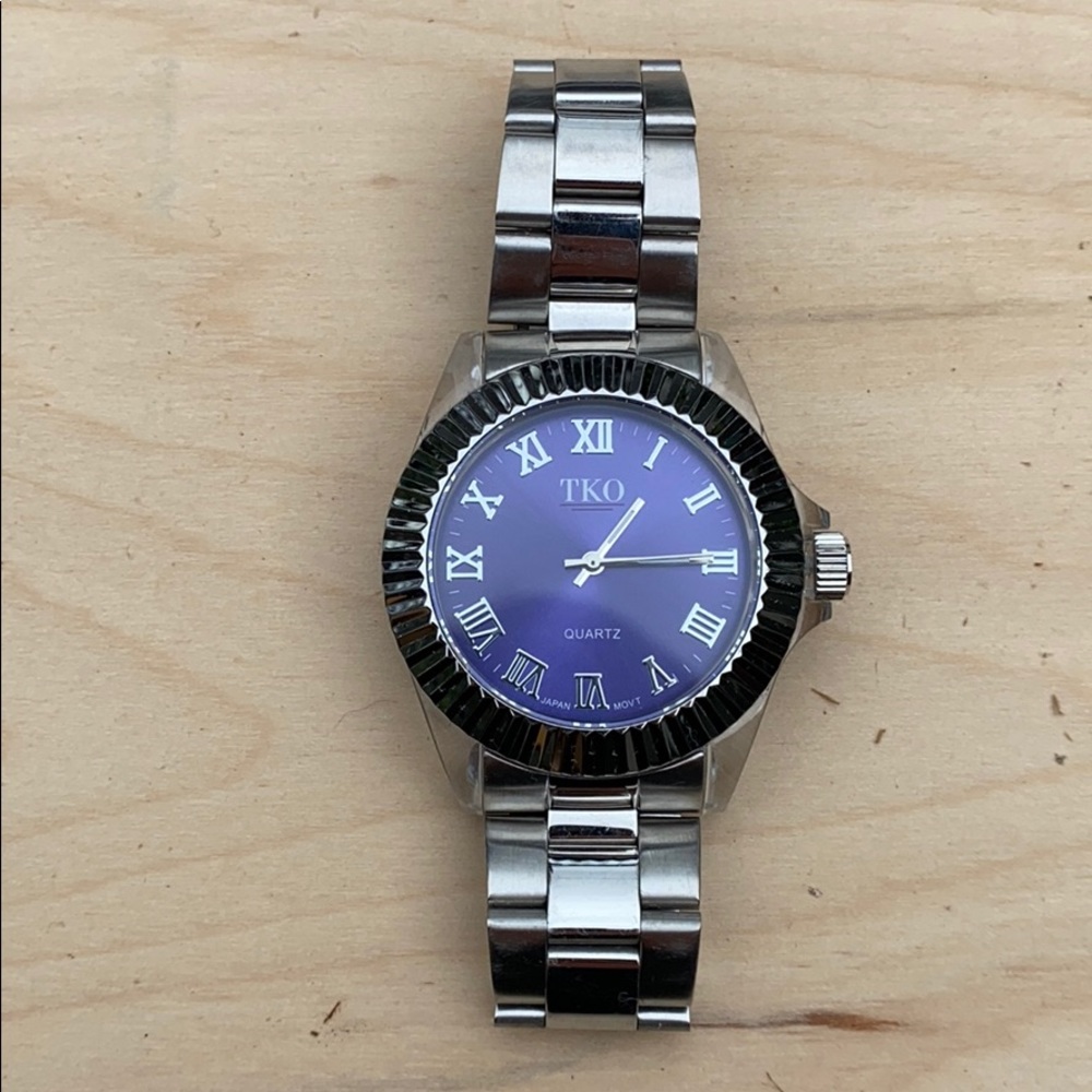 TKO Watch with indigo face
